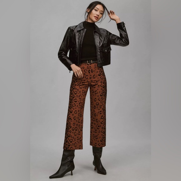 Maeve Pants - New Anthropologie The Colette Cropped Wide-Leg Pants by Maeve Size 31